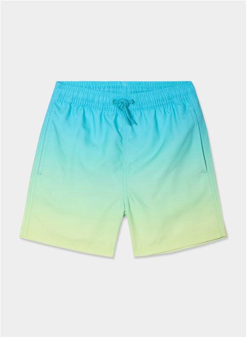 WAMEA BEACH Shorts de bain Maillot de bain - DEEPDYEDBOXER garçon bleu