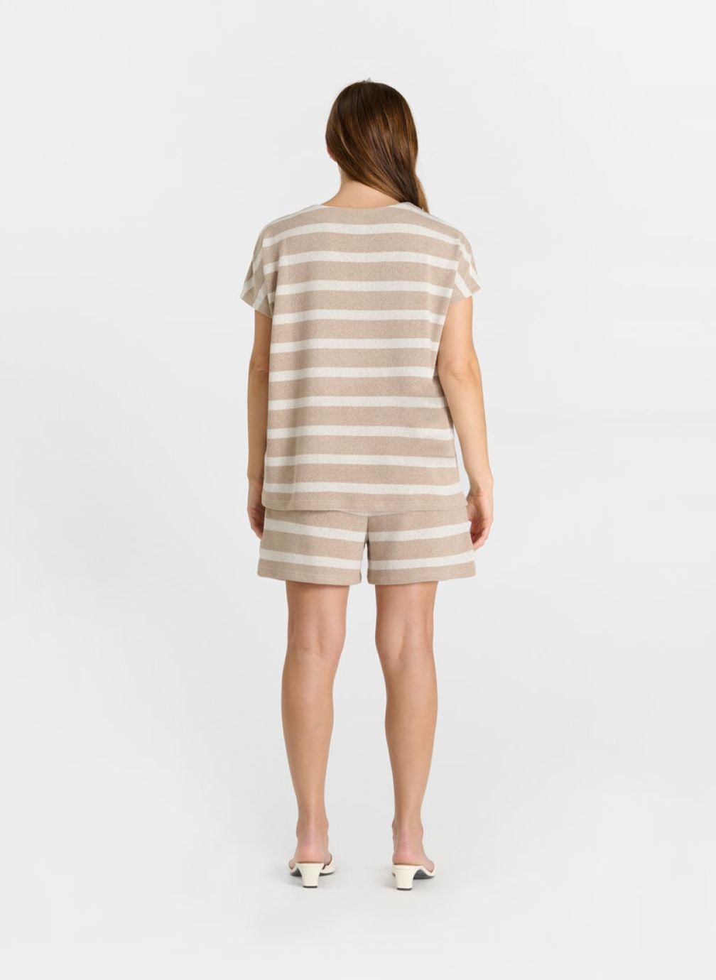 Tee-shirts Tee-Shirt FERGUS Beige femme beige Le temps des cerises Tee-shirts Tee-Shirt FERGUS Beige femme beige Beige