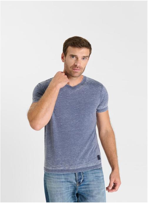 Le temps des cerises Tee-shirts Tee-Shirt AKRU Blue homme bleu