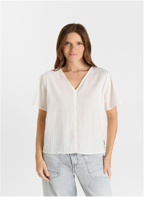 Le temps des cerises Tee-shirts Top LIAM White femme blanc