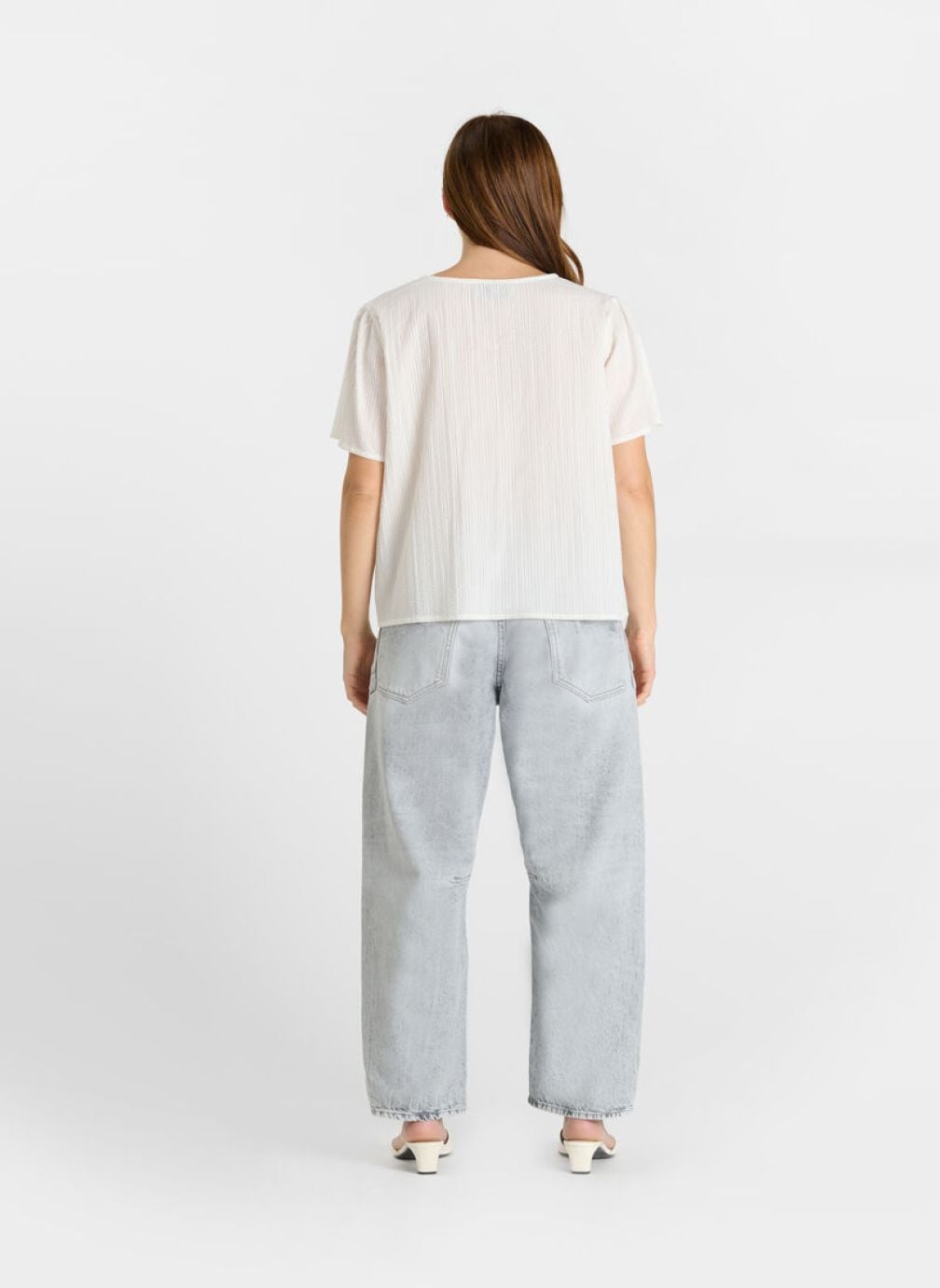 Tee-shirts Top LIAM White femme blanc Le temps des cerises Tee-shirts Top LIAM White femme blanc Blanc