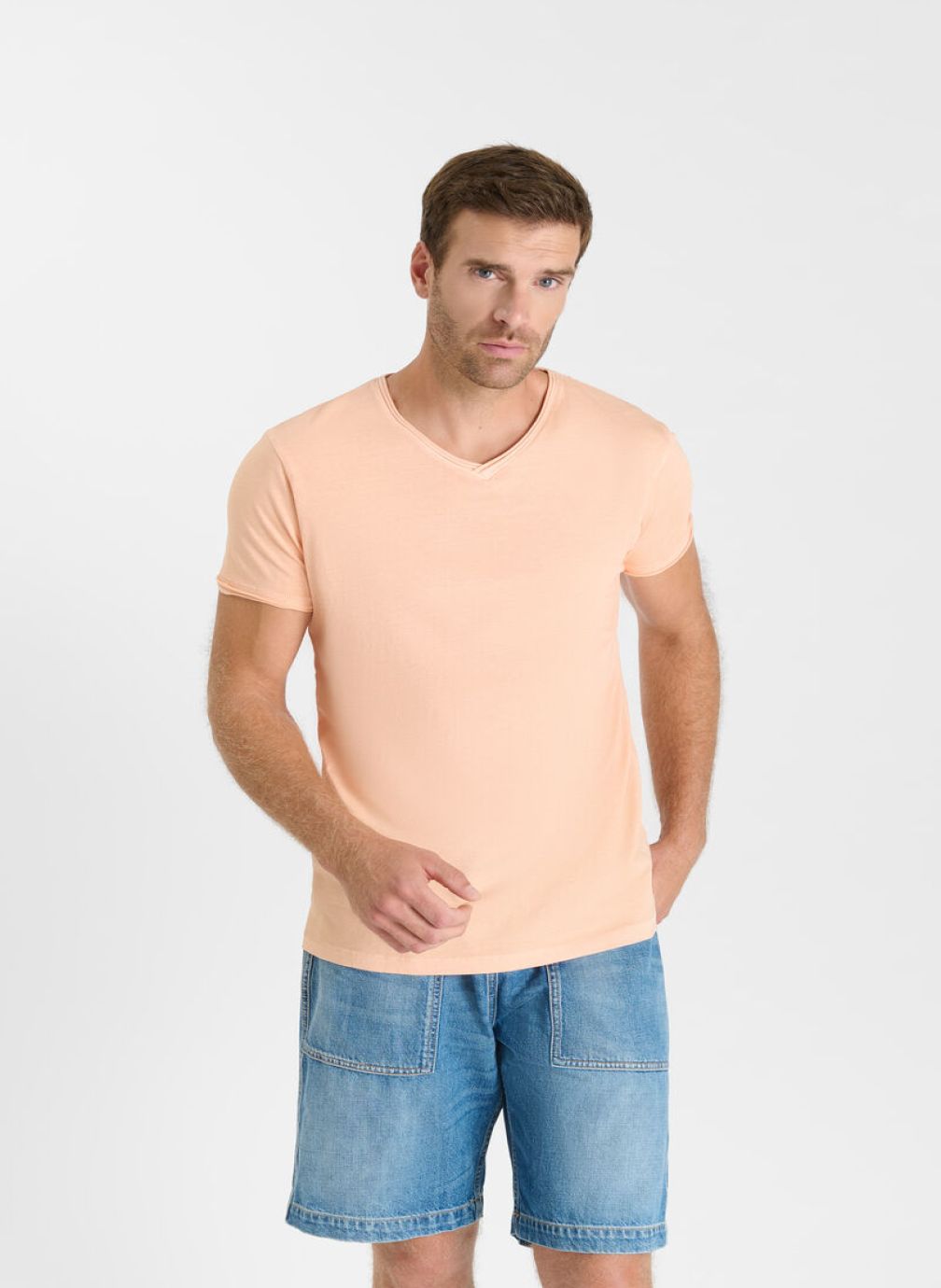 Tee-shirts Tee-Shirt OGRIBS Orange homme orange Le temps des cerises Tee-shirts Tee-Shirt OGRIBS Orange homme orange Orange