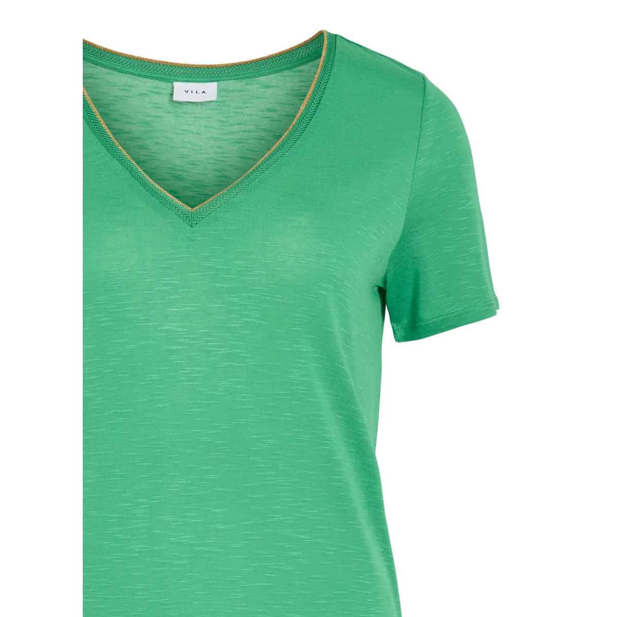 Tee-shirts T-shirt droit - 14080877 femme vert Vila Tee-shirts T-shirt droit - 14080877 femme vert Vert