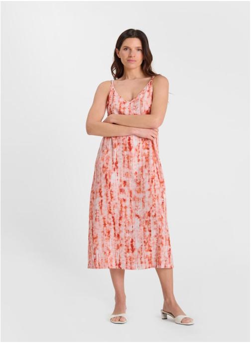 Le temps des cerises Robes Robe longue droite MAENA Pink femme rose