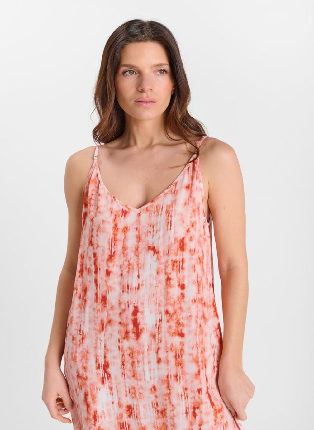 Le temps des cerises Robes Robe longue droite MAENA Pink femme rose ...