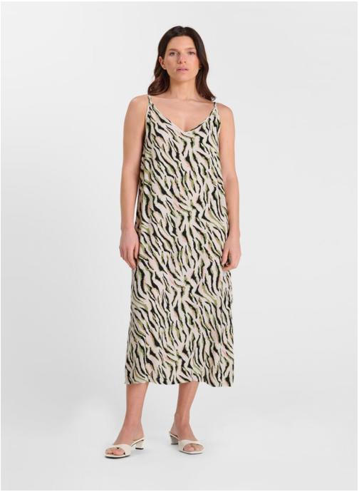Le temps des cerises Robes Robe longue droite ZEBRAKA Multicolor femme multicolore