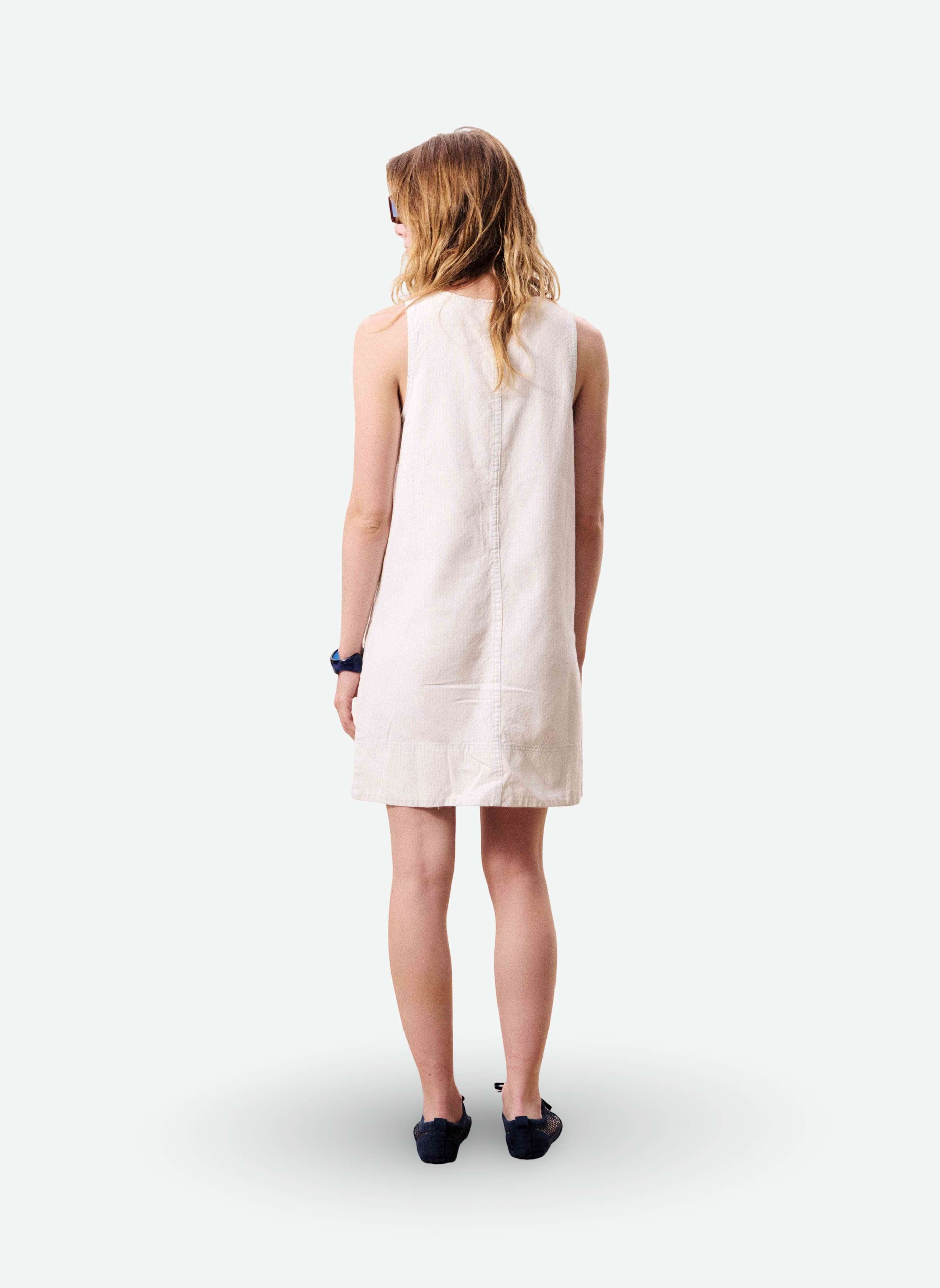 Robes CALYPSO femme beige FRNCH Robes CALYPSO femme beige Crème