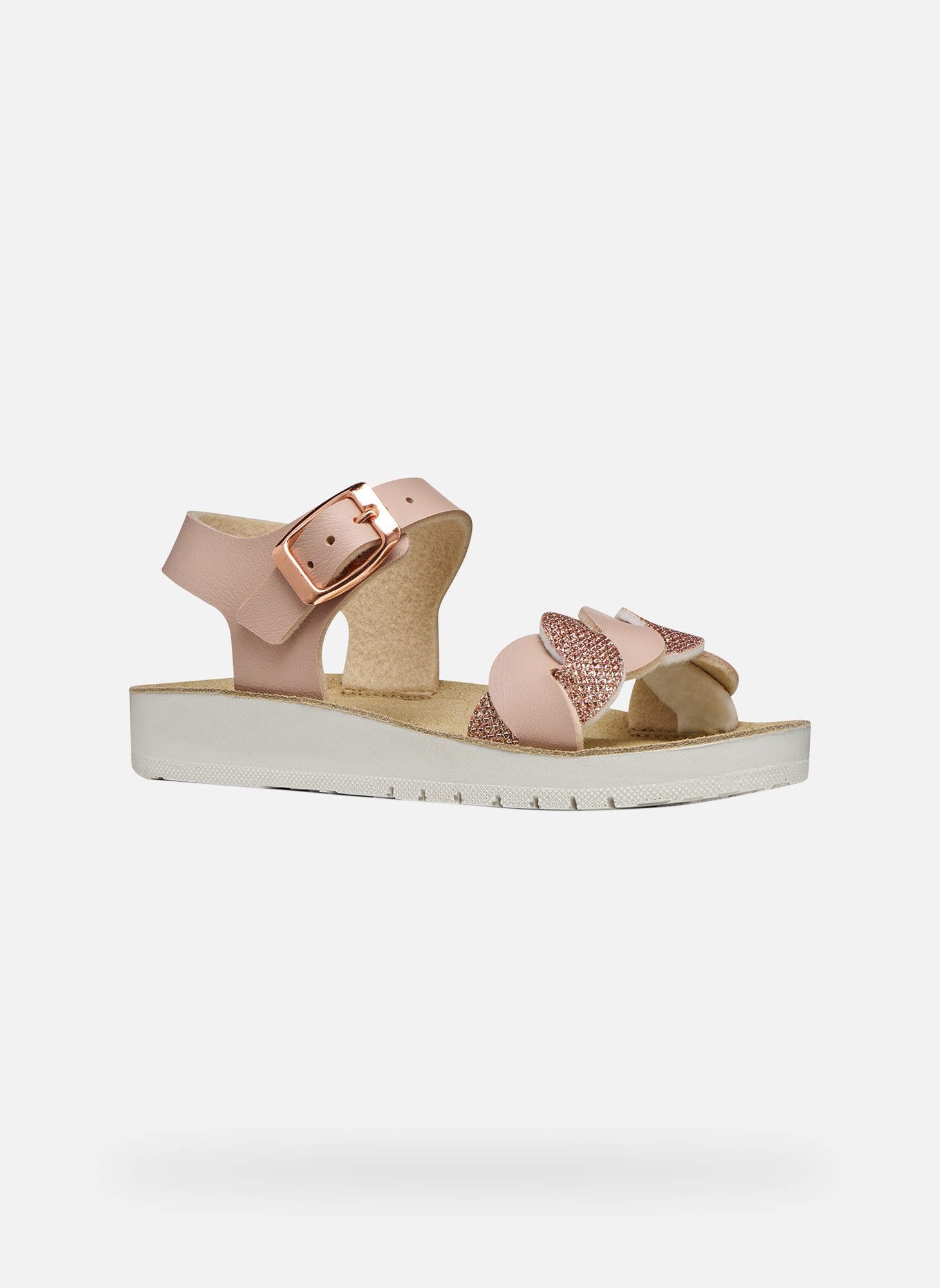 Sandales SANDAL COSTAREI GIRL fille rose Geox Sandales SANDAL COSTAREI GIRL fille rose Rose