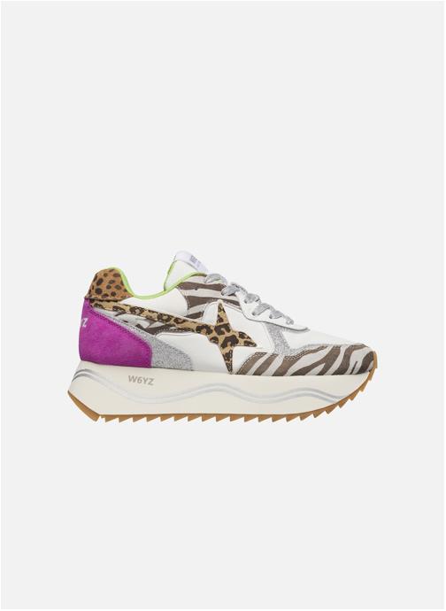 W6YZ Baskets basses Sneakers DEVA W. Noir-Blanc femme blanc