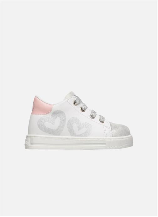 Falcotto Baskets basses Sneakers CANDYS Blanc-Argenté- fille blanc