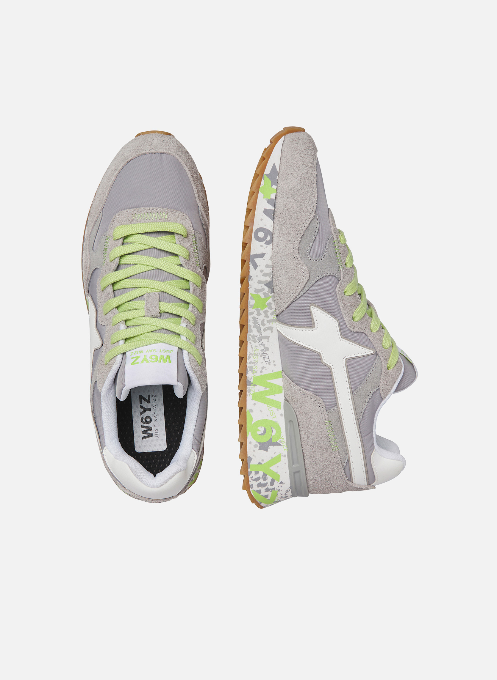 Baskets basses Sneakers YAK-M. Gris-Blanc homme gris W6YZ Baskets basses Sneakers YAK-M. Gris-Blanc homme gris Gris