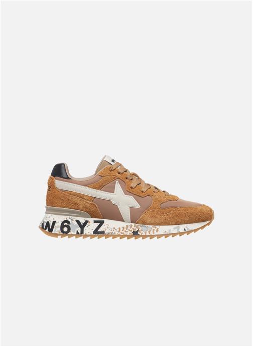 W6YZ Baskets basses Sneakers YAK-M. Marron-Beige homme marron