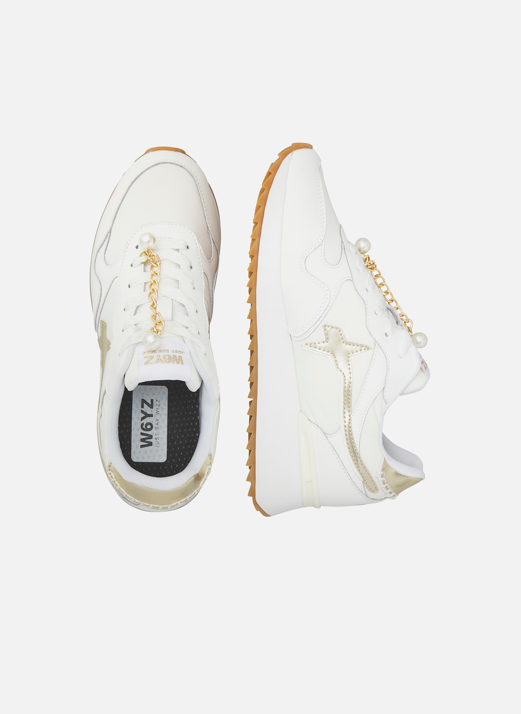 Baskets basses Sneakers YAK-W. Blanc-Platine-Blanc femme blanc W6YZ Baskets basses Sneakers YAK-W. Blanc-Platine-Blanc femme blanc Blanc