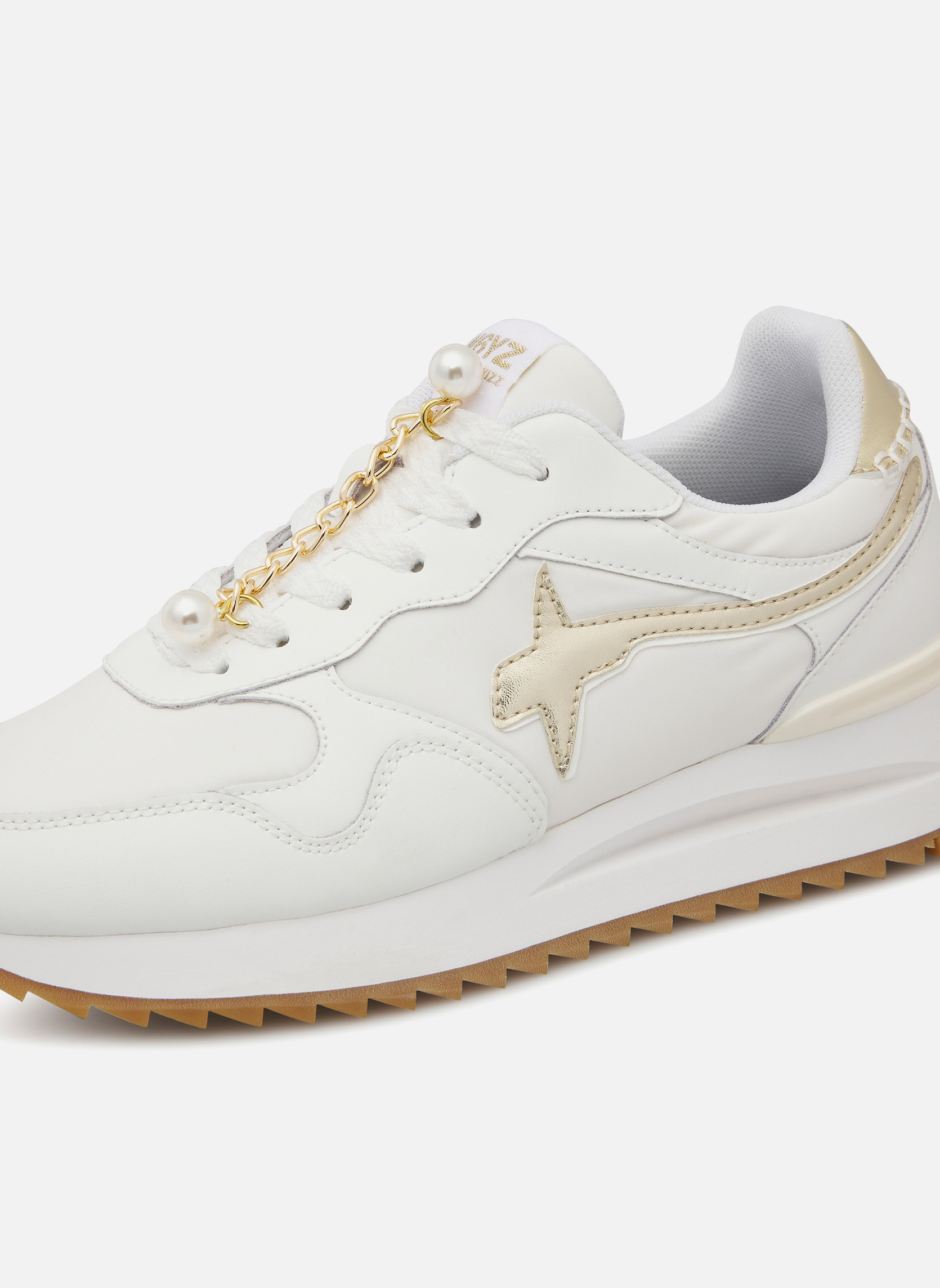 Baskets basses Sneakers YAK-W. Blanc-Platine-Blanc femme blanc W6YZ Baskets basses Sneakers YAK-W. Blanc-Platine-Blanc femme blanc Blanc