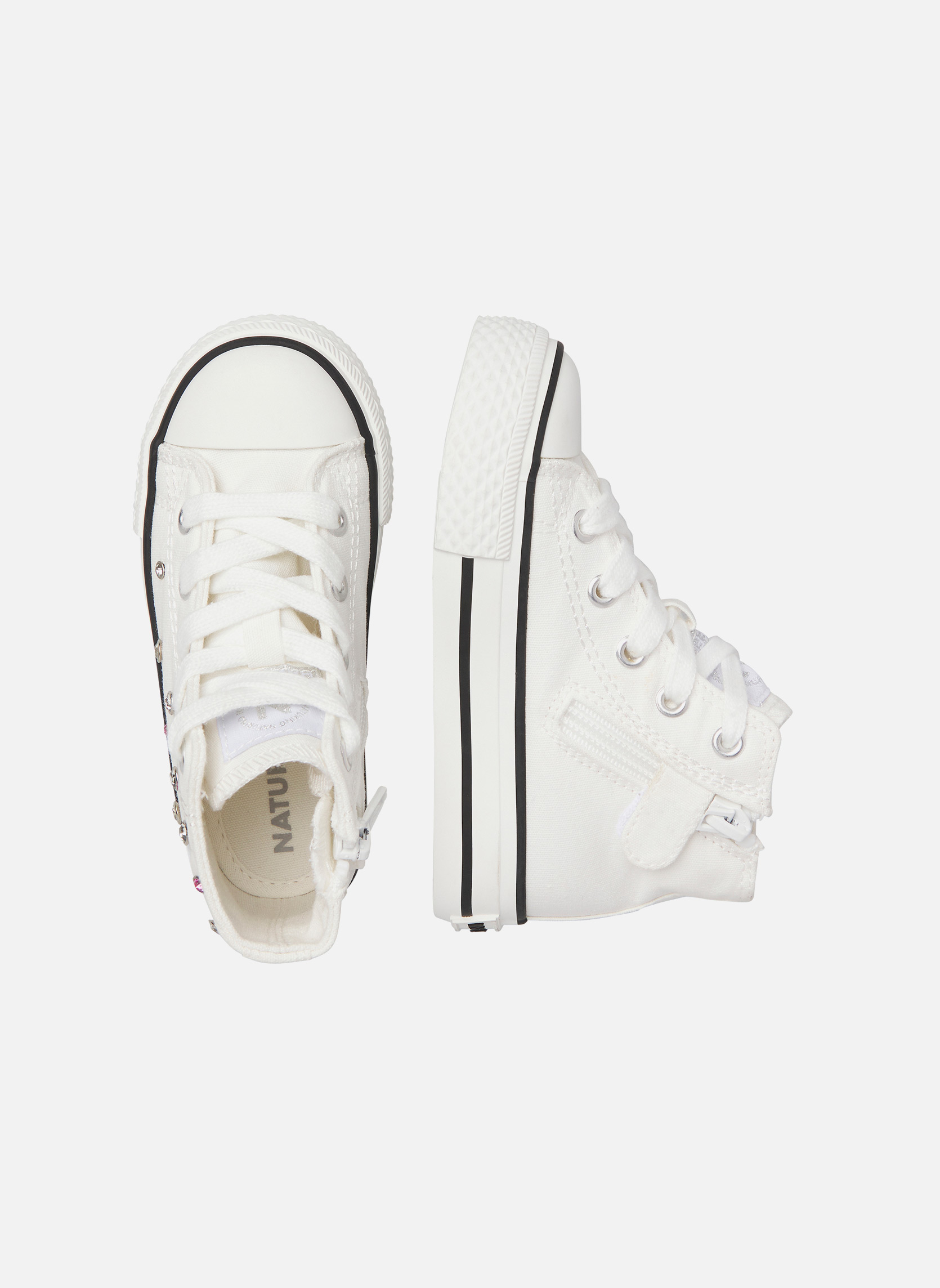 Baskets basses Sneakers YLFAS. Blanc- fille blanc Naturino Baskets basses Sneakers YLFAS. Blanc- fille blanc Blanc