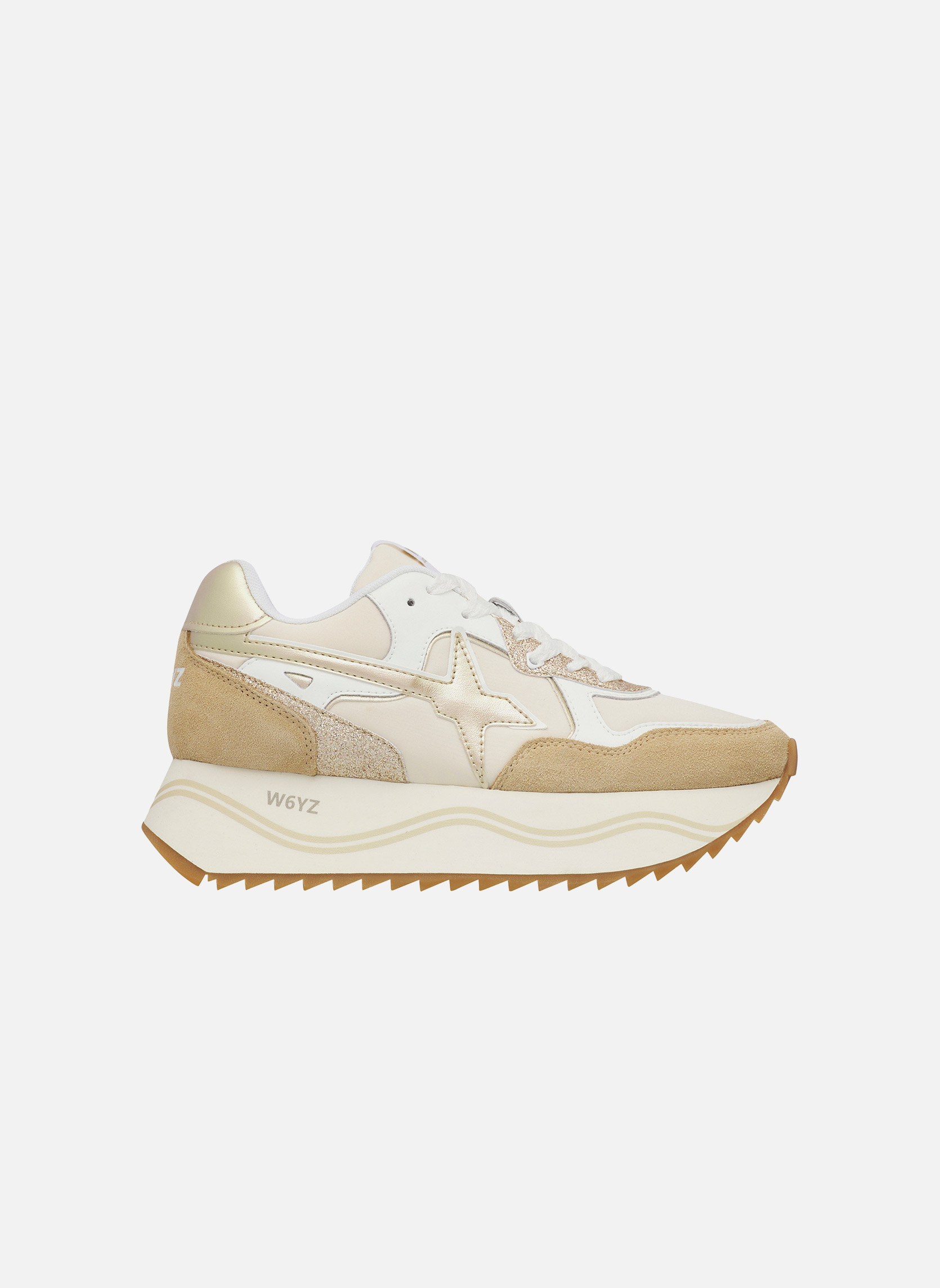 Baskets basses Sneakers DEVA W. Beige-Blanc femme beige W6YZ Baskets basses Sneakers DEVA W. Beige-Blanc femme beige Beige