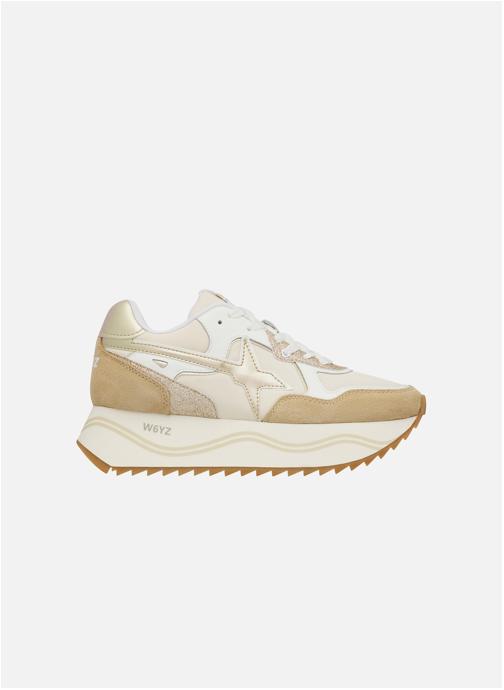 W6YZ Baskets basses Sneakers DEVA W. Beige-Blanc femme beige