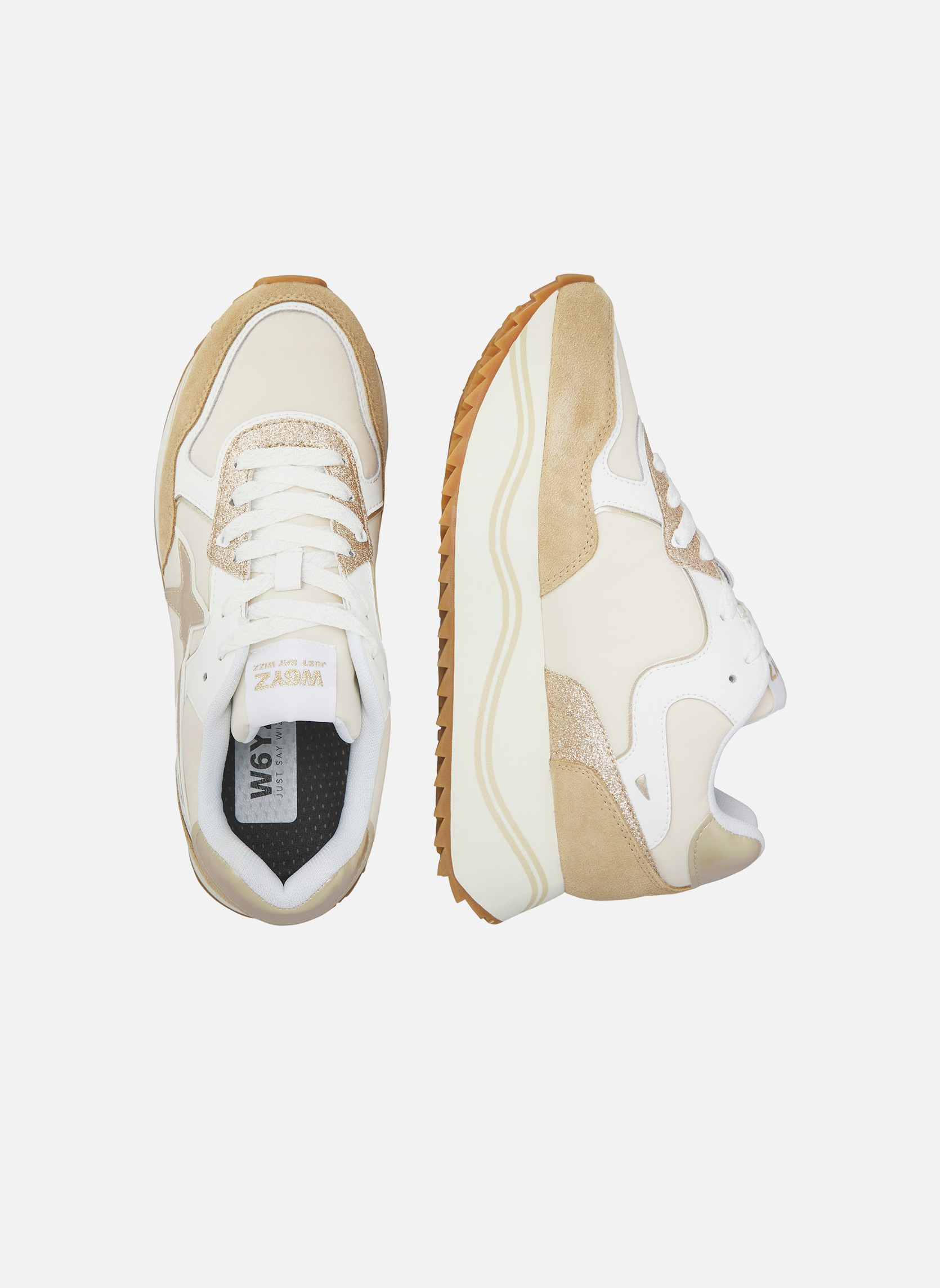 Baskets basses Sneakers DEVA W. Beige-Blanc femme beige W6YZ Baskets basses Sneakers DEVA W. Beige-Blanc femme beige Beige