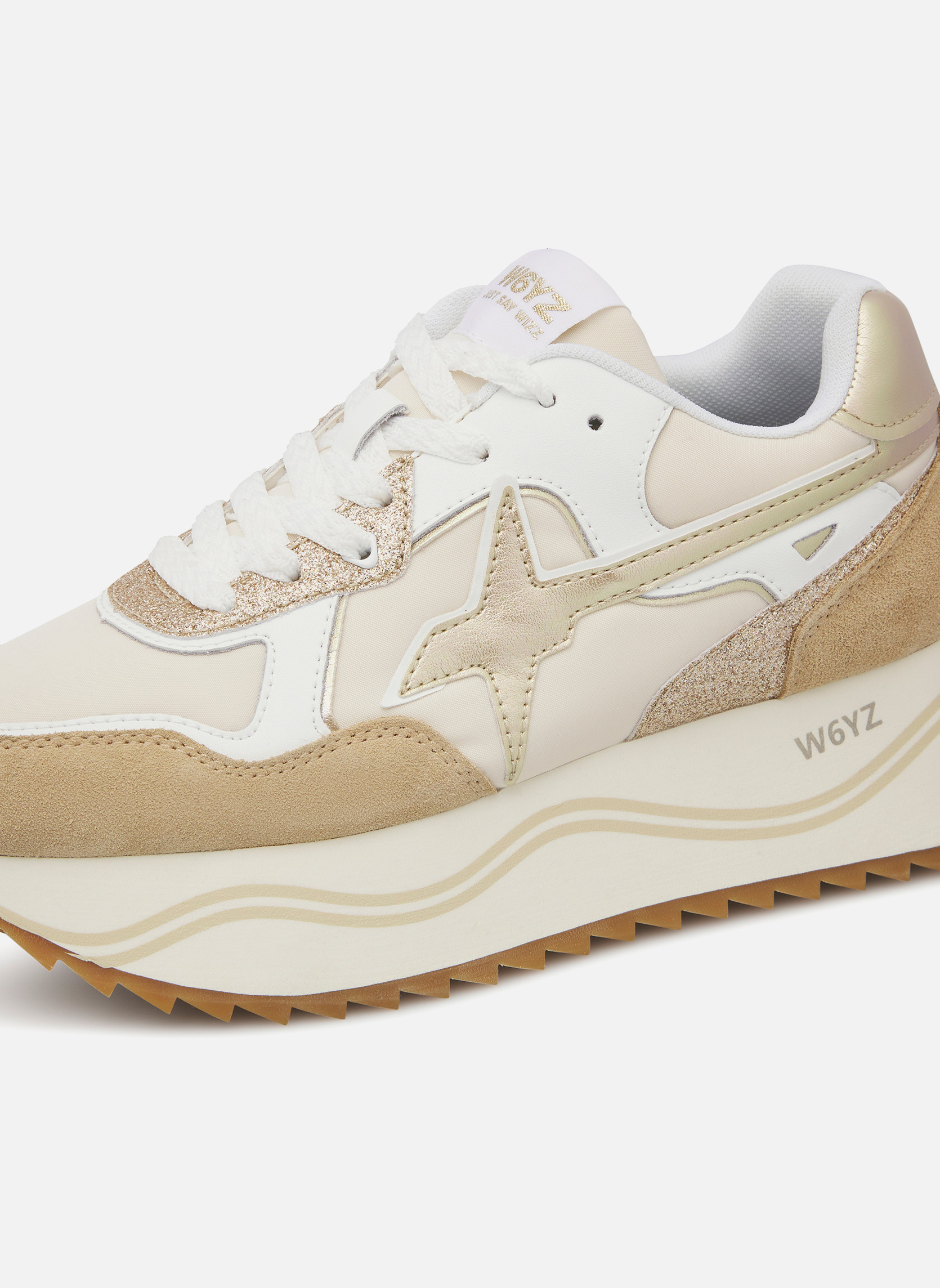 Baskets basses Sneakers DEVA W. Beige-Blanc femme beige W6YZ Baskets basses Sneakers DEVA W. Beige-Blanc femme beige Beige