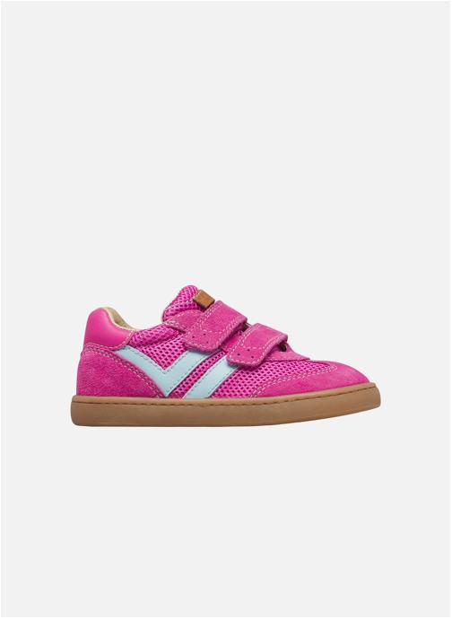 Naturino Baskets basses Sneakers KEVIS 2 VL. Blanc-Noir- garçon rose