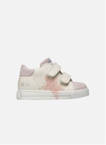 Baskets basses Sneakers SALAZAR 3 VL Blanc crème-Rose fille blanc Falcotto Baskets basses Sneakers SALAZAR 3 VL Blanc crème-Rose fille blanc Blanc