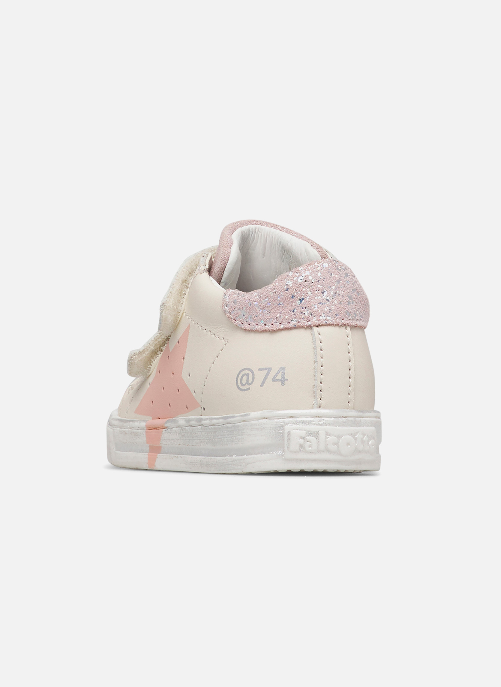 Baskets basses Sneakers SALAZAR 3 VL Blanc crème-Rose fille blanc Falcotto Baskets basses Sneakers SALAZAR 3 VL Blanc crème-Rose fille blanc Blanc