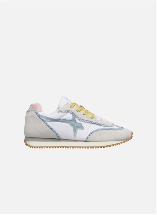 W6YZ Baskets basses Sneakers SAMOA-UNI. Céleste-Céleste homme blanc