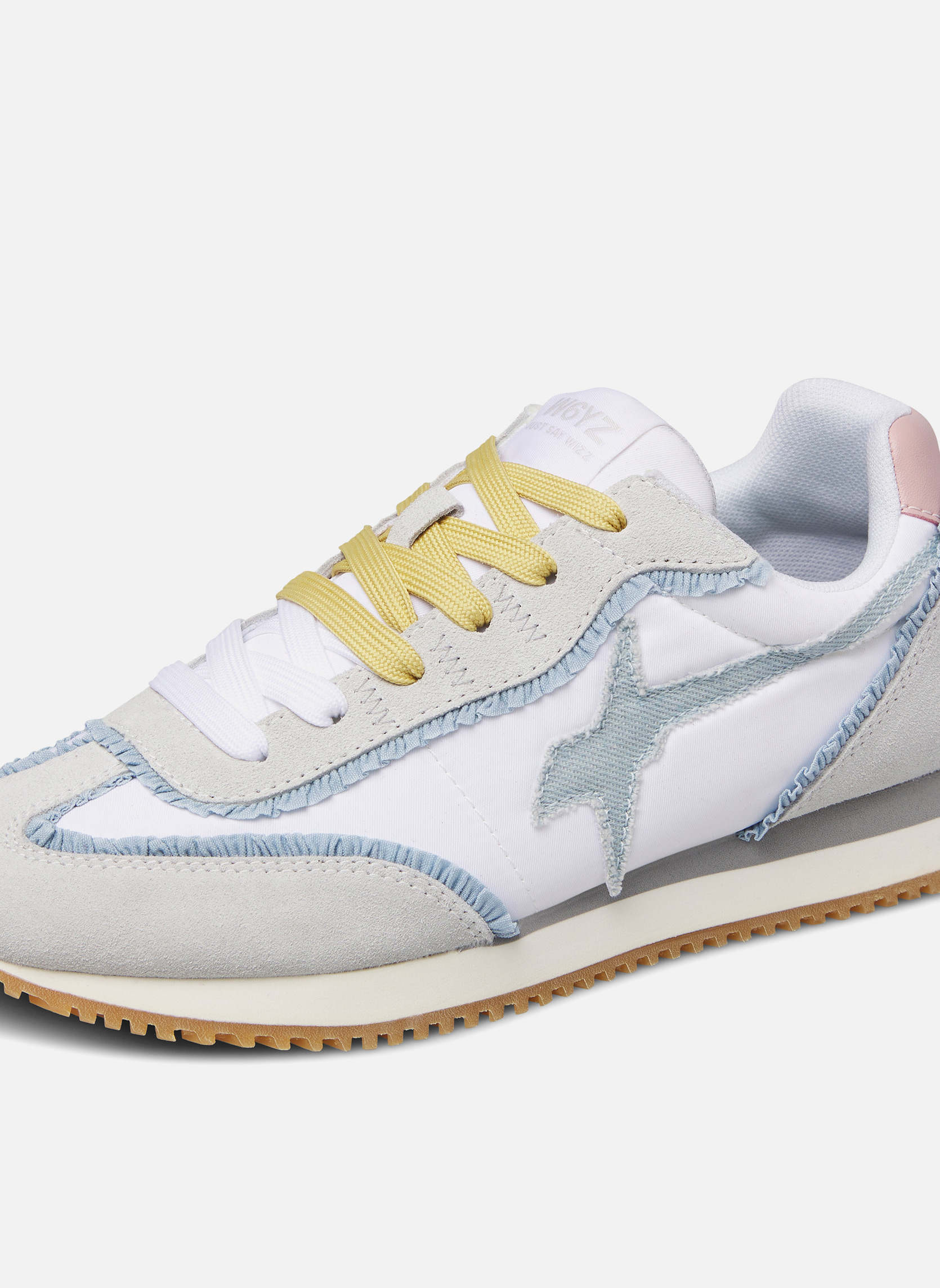 Baskets basses Sneakers SAMOA-UNI. Céleste-Céleste homme blanc W6YZ Baskets basses Sneakers SAMOA-UNI. Céleste-Céleste homme blanc Blanc & bleu