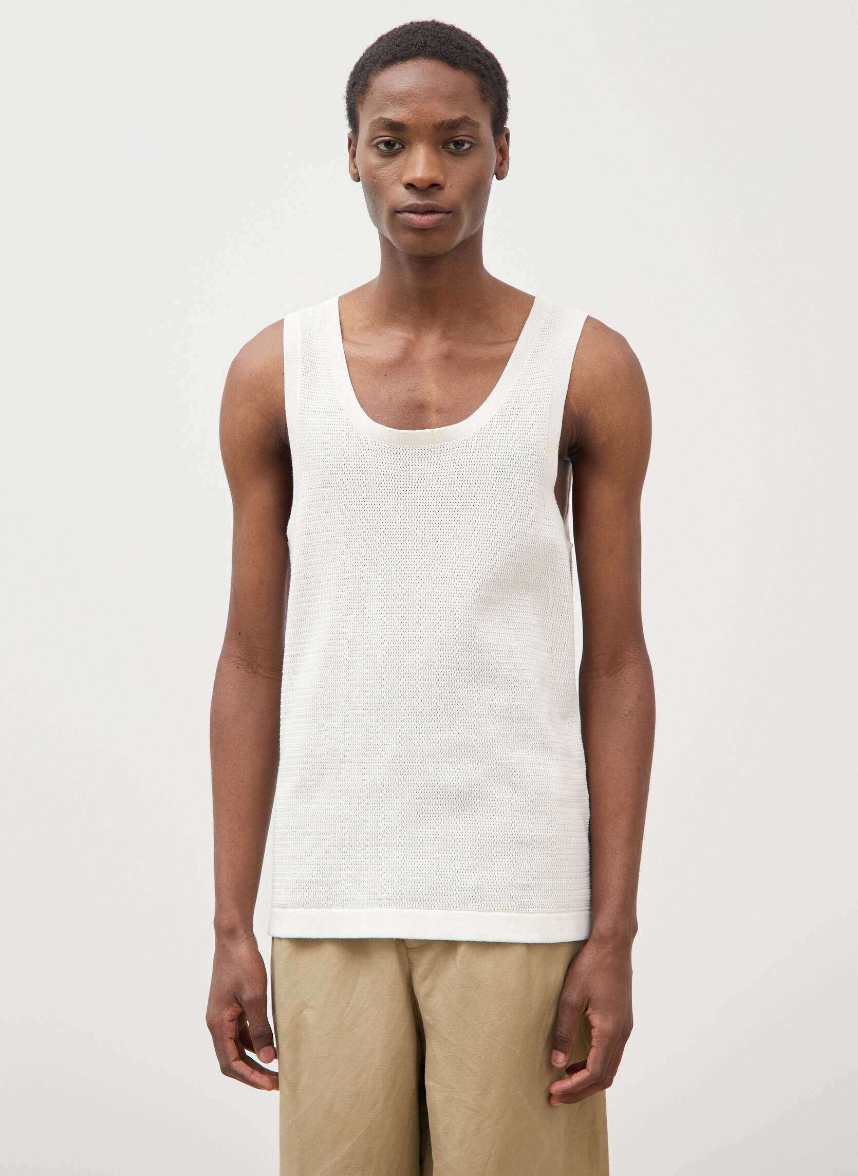 Débardeurs Marcel - DEBJAVABEACH homme blanc Bonobo Débardeurs Marcel - DEBJAVABEACH homme blanc Blanc