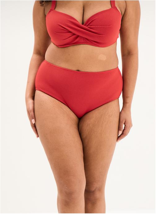 WAMEA BEACH Bas de maillot culotte Maillot de bain - NUISTECULOTTEHAUTE femme rouge