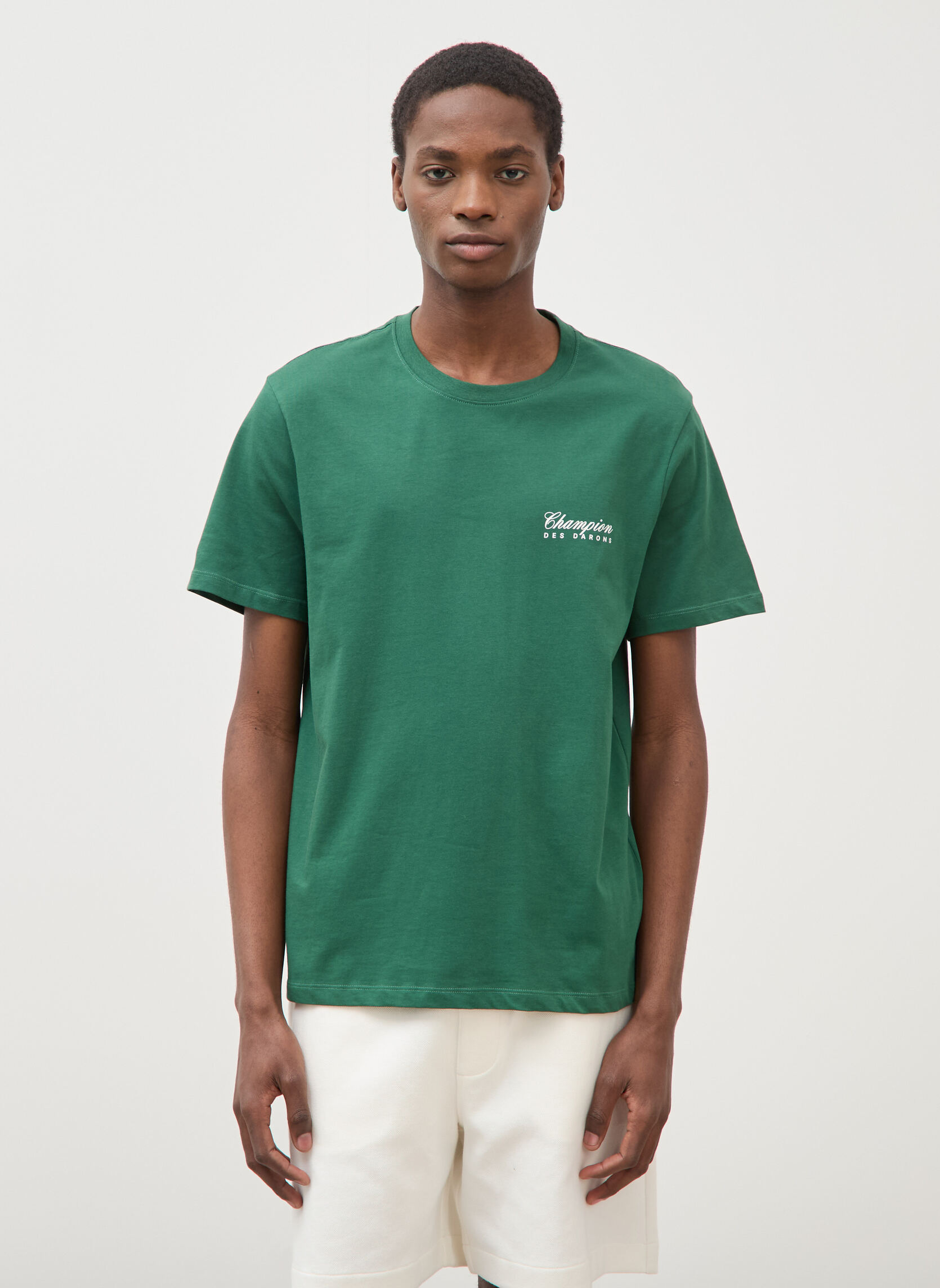 Tee-shirts TEEDADCHAMPH homme vert Bonobo Tee-shirts TEEDADCHAMPH homme vert Vert