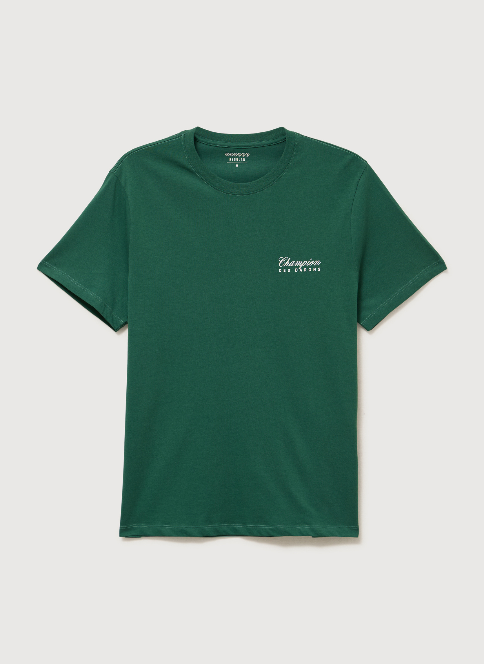 Tee-shirts TEEDADCHAMPH homme vert Bonobo Tee-shirts TEEDADCHAMPH homme vert Vert