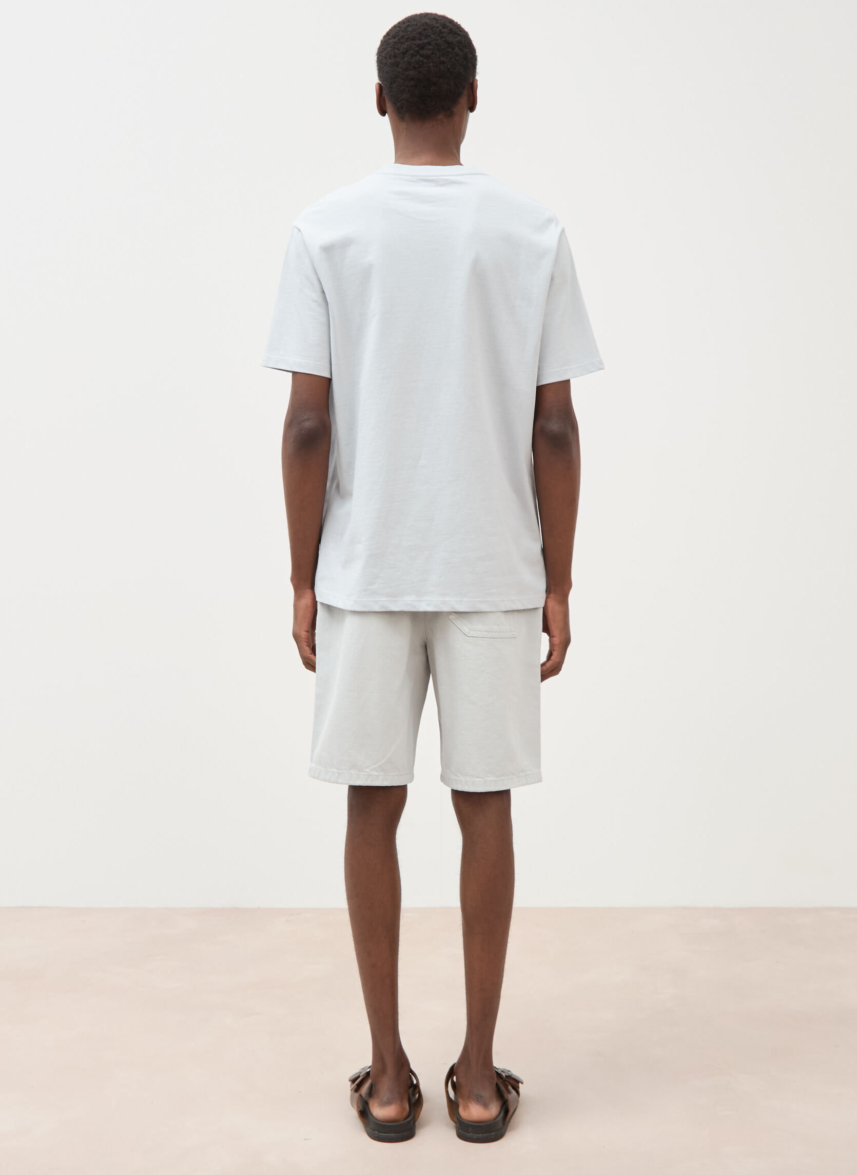 Tee-shirts TEESANDH homme gris Bonobo Tee-shirts TEESANDH homme gris Gris clair