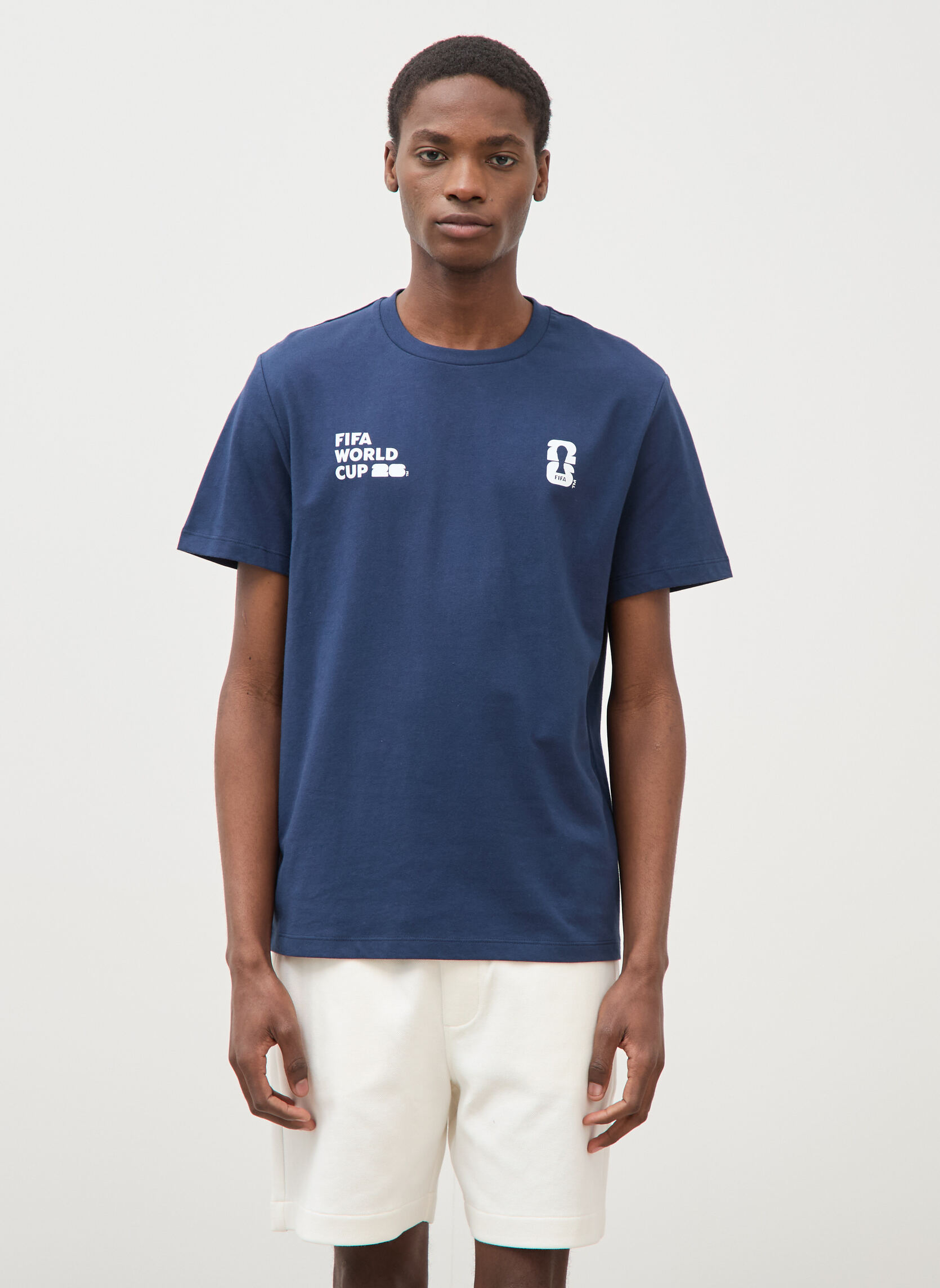 Tee-shirts TEEFOOTBALLH homme bleu Bonobo Tee-shirts TEEFOOTBALLH homme bleu Bleu marine