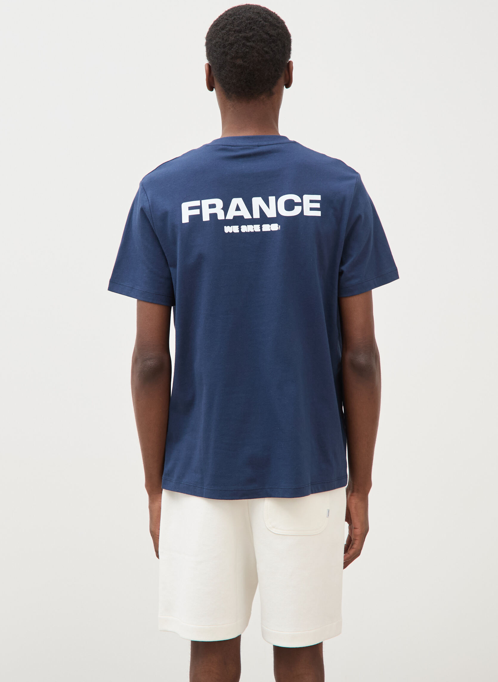 Tee-shirts TEEFOOTBALLH homme bleu Bonobo Tee-shirts TEEFOOTBALLH homme bleu Bleu marine