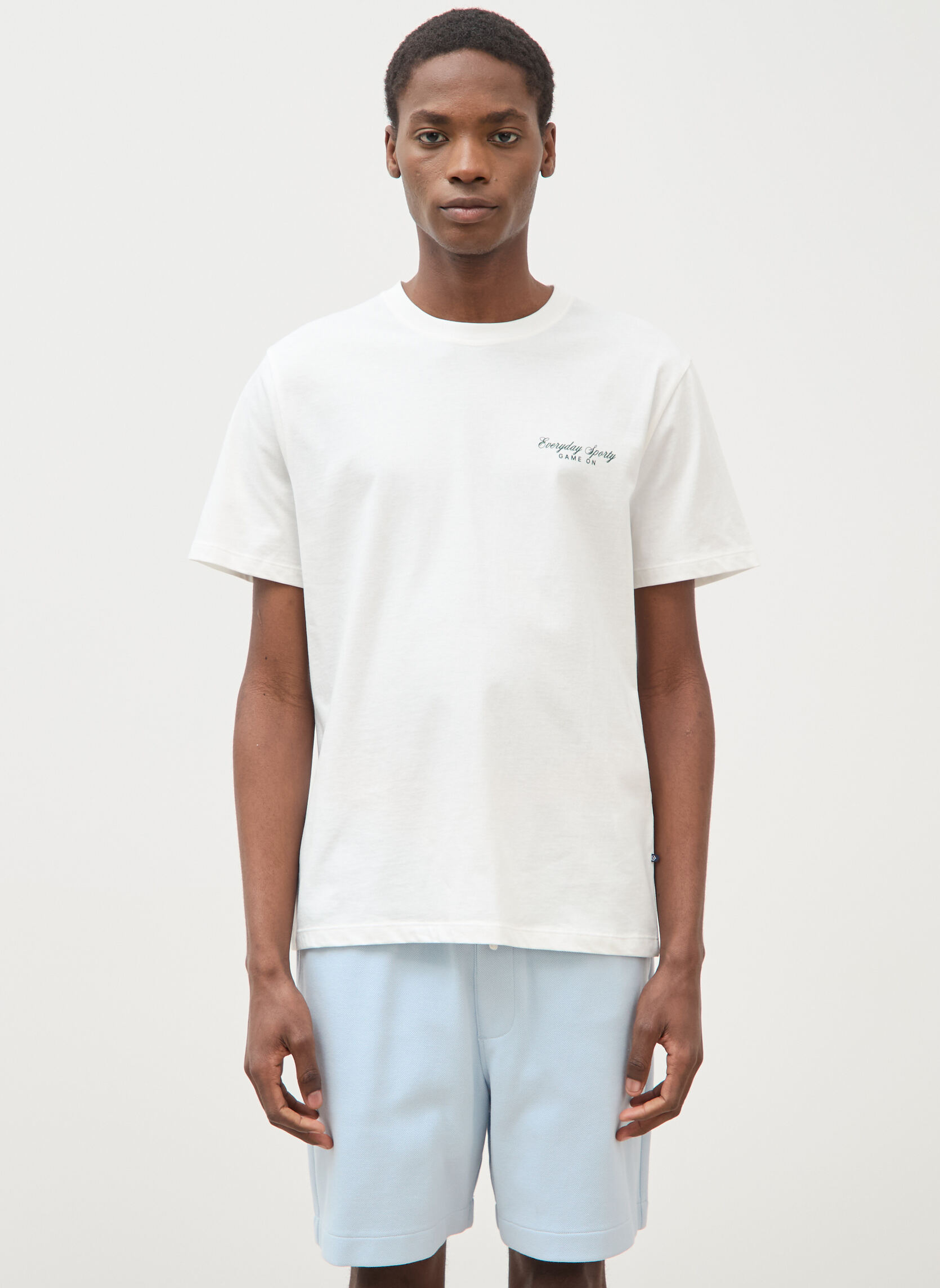 Tee-shirts TEEDADCUPH homme blanc Bonobo Tee-shirts TEEDADCUPH homme blanc Blanc