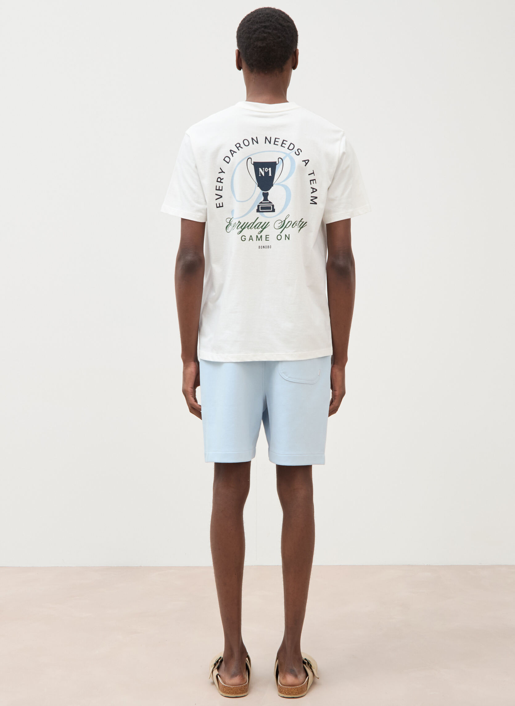 Tee-shirts TEEDADCUPH homme blanc Bonobo Tee-shirts TEEDADCUPH homme blanc Blanc
