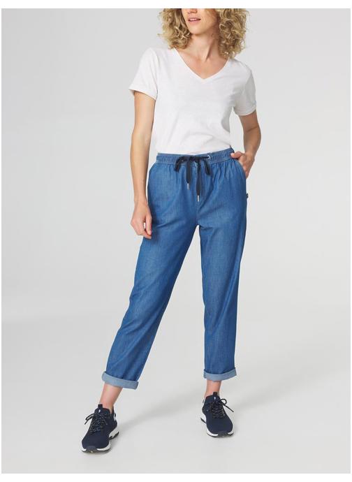TBS Pantalons droit Pantalon MANDYJOG STONE femme bleu