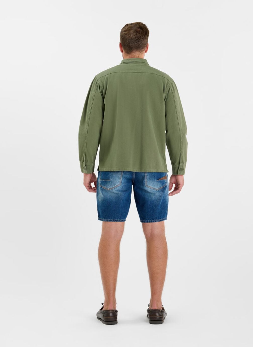 Chemises Surchemise LORD Khaki homme vert Le temps des cerises Chemises Surchemise LORD Khaki homme vert Kaki