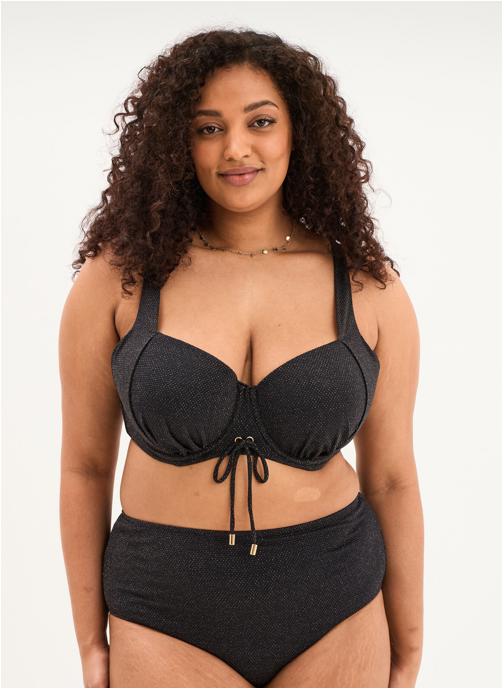 WAMEA BEACH Hauts de maillot balconnet Maillot de bain - ISATISLUREXPMWB femme noir