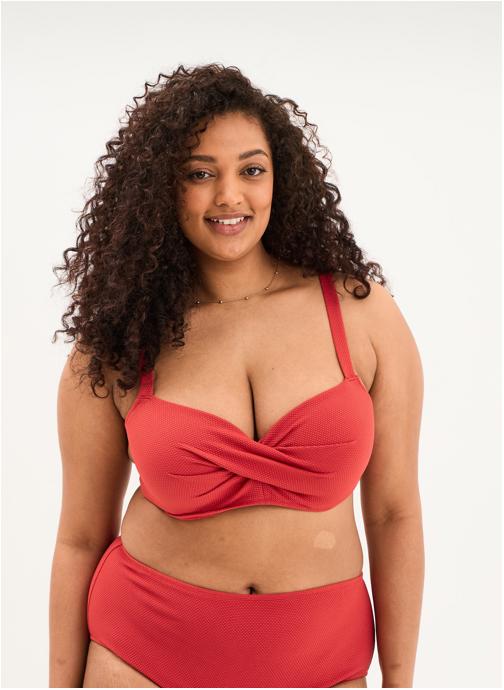 WAMEA BEACH Hauts de maillot balconnet Maillot de bain - NUISTEPMWBBALCONNET femme rouge