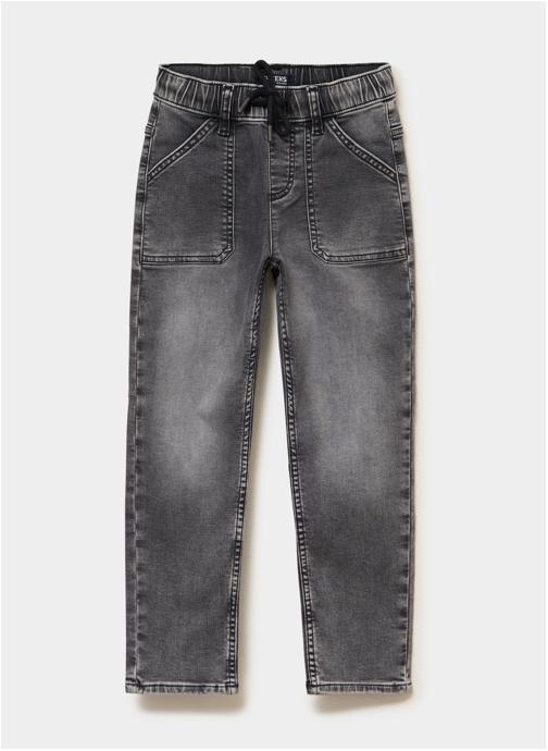 CREEKS Jeans droits CRE2DENJOGGER garçon gris