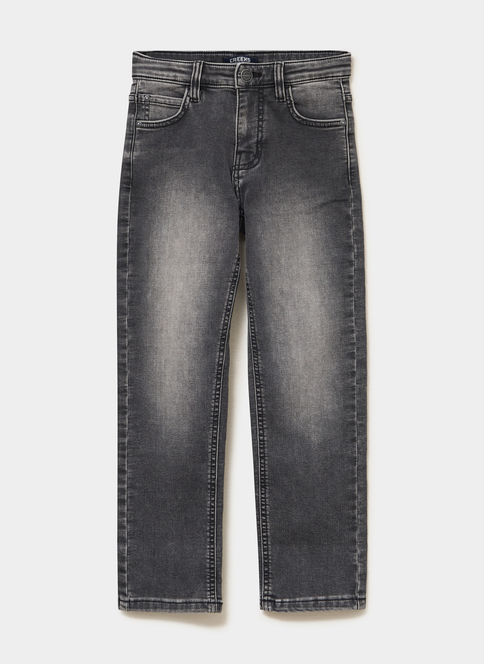 Jeans droits CRE2REGUMAILLE garçon gris CREEKS Jeans droits CRE2REGUMAILLE garçon gris Gris