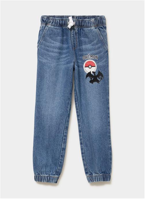 Pokemon Jeans droits Jean - FU_LABRADOR_POKEMON garçon bleu