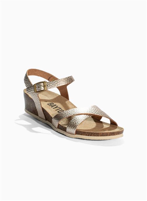 Bayton Mules en cuir CANBERRA femme or et bronze