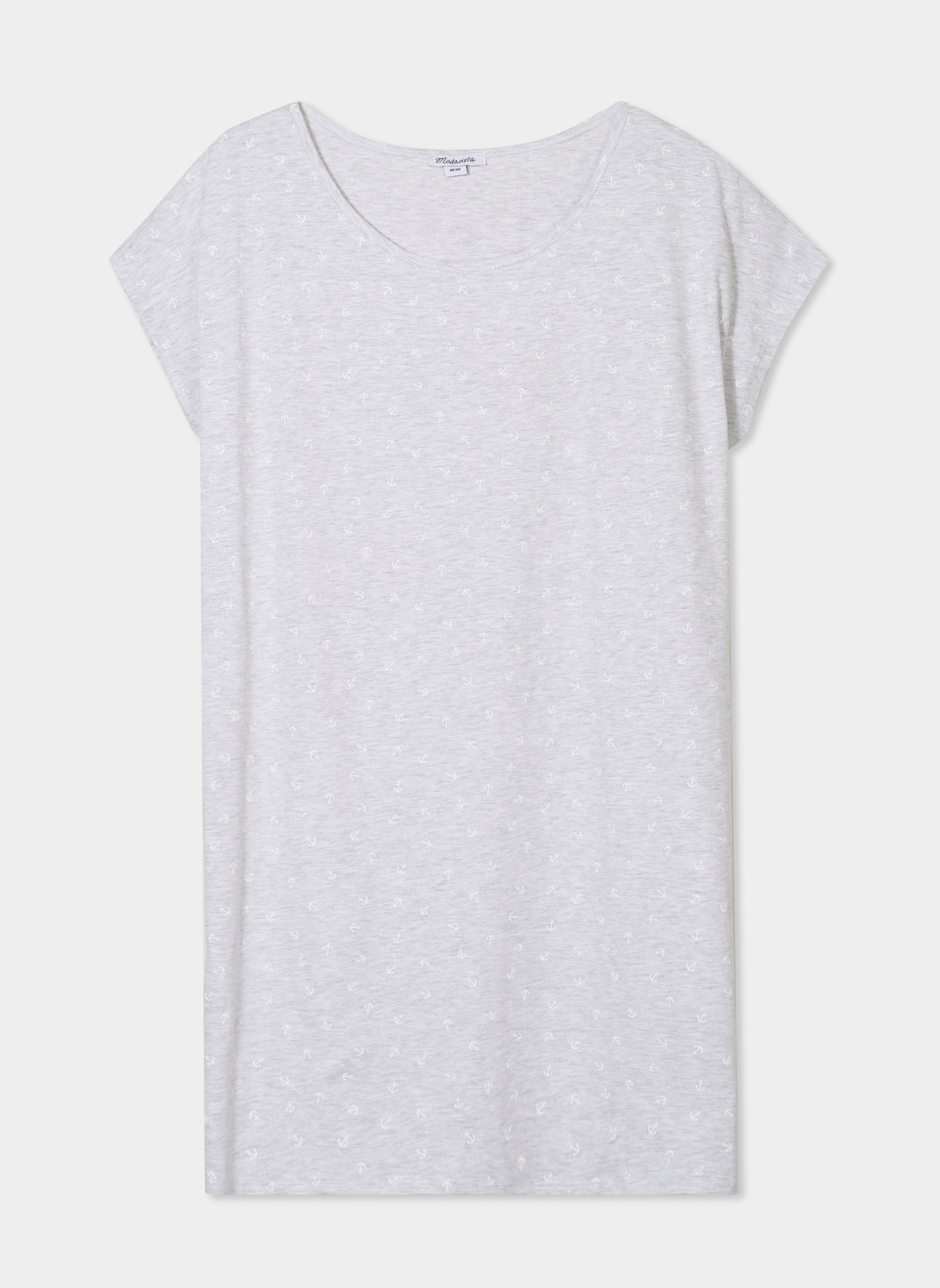 Nuisettes MODOBIGTEEAOP1 femme gris MODAVISTA Nuisettes MODOBIGTEEAOP1 femme gris Gris clair