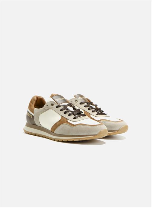 Redskins Baskets basses BASKET MARANO ECRU+BEIGE+COGNAC homme beige