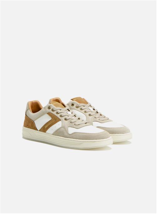 Redskins Baskets basses BASKET ZENICAN BEIGE+BLANC homme beige