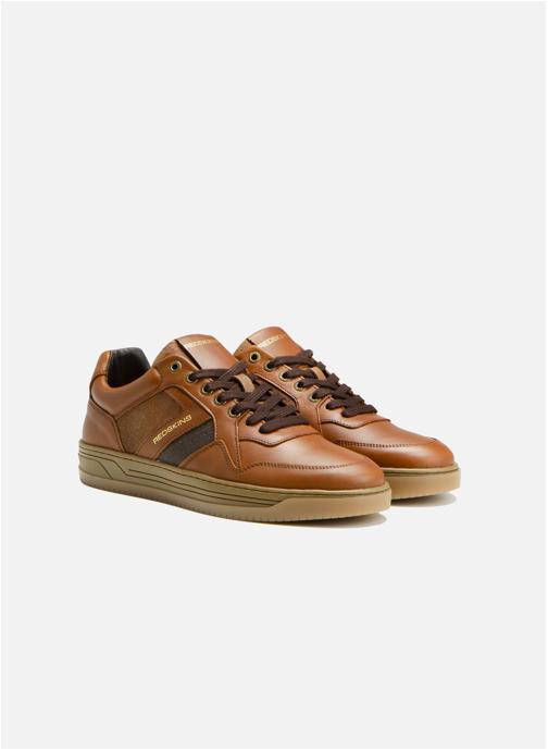 Redskins Baskets basses BASKET ZENICOR COGNAC+CHATAIGNE homme marron