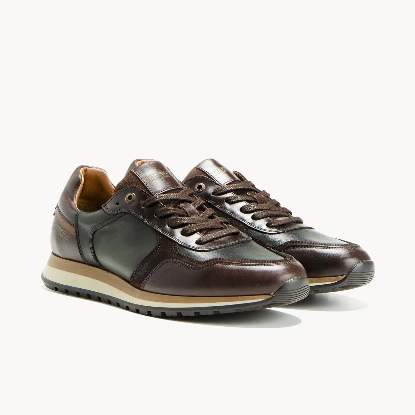 Baskets basses BASKET MARANO CHATAIGNE+KAKI homme marron Redskins Baskets basses BASKET MARANO CHATAIGNE+KAKI homme marron Marron